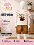 Boys Imported China Fabric Summer Set with Denim Shorts | Sizes 14–18
