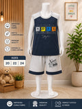 Boys Navy & Red China Yarn Full Set | Sizes 20–24