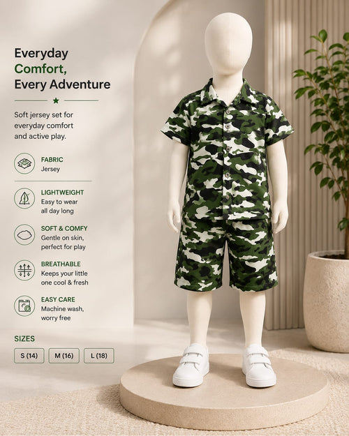 14 August Boys Jashn-e-Azadi Jersey Set | Pakistan
