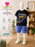 Boys Color Block Jersey Summer Full Set | Sizes 14–18